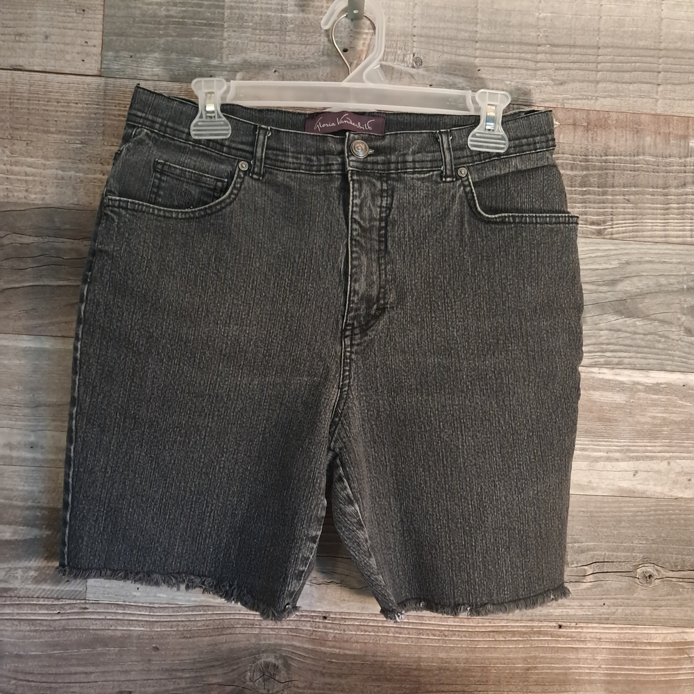 Gray Denim Women Shorts